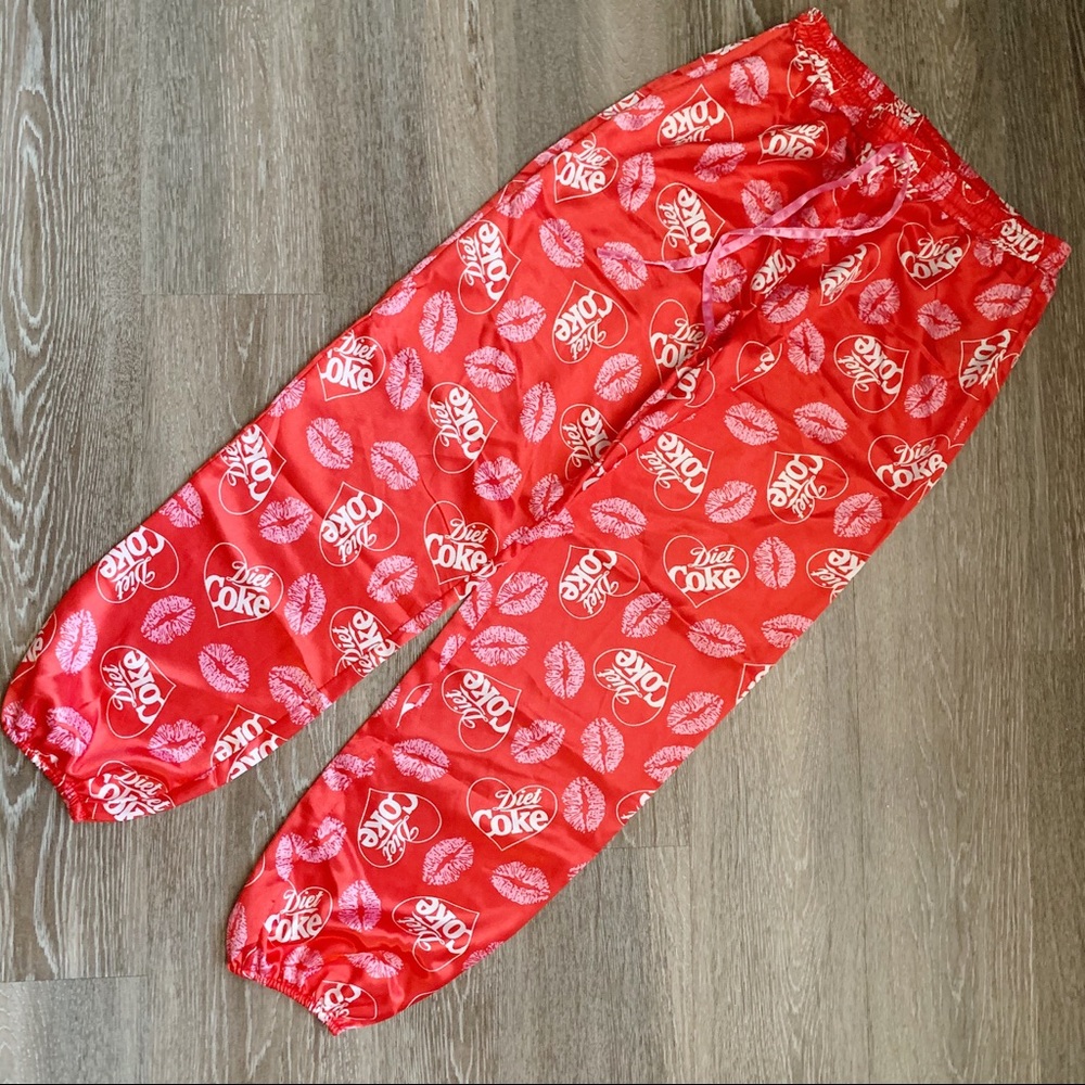 Rare Coca-Cola Silk Jogger Pajama Bottoms